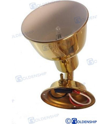 BULKHEAD LIGHT BRASS
