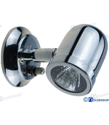 BULKHEAD LIGHT CHROME PLATED BRASS