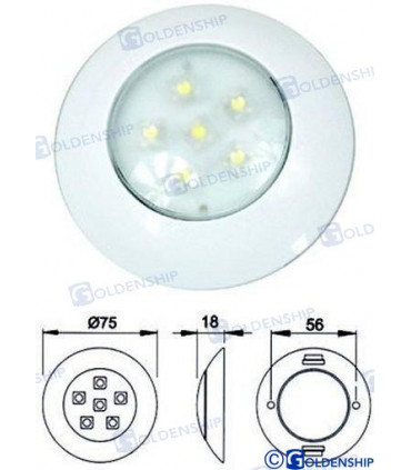LED VEHICLE LIGHTING 6W 12V&24V WHITE