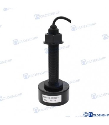 TRANSDUCER PLASTIC THRU-HULL 50/200KW