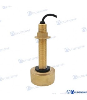 TRANSDUCER THRU-HULL BRONZE 50/200KHZ