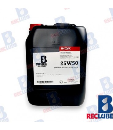 SYNTHETIC MARINE OIL 25W50 20 LT.
