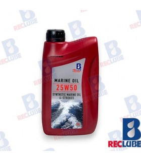 SYNTHETIC MARINE OIL 25W50 1LT. (6 UN)