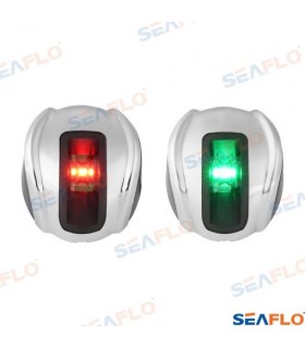 PAIR OF STAINLESS STEEL LED LIGHTS, 12V,