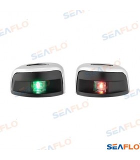 PAIR OF STAINLESS STEEL LED LIGHTS, 12V,