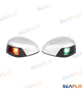 PAIR OF STAINLESS STEEL LED LIGHTS, 12V,