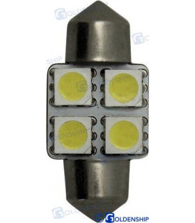 BULB FESTOON 4 LED 1,2W 10/30V