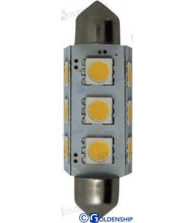 BULB FESTOON 12LED 1W10/30V (2) Ice Whit