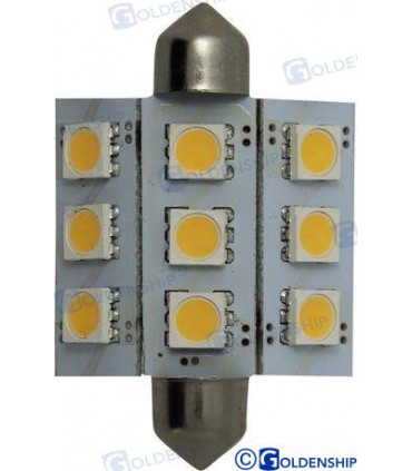 BULB FESTOON 9LED 2W 10/30V