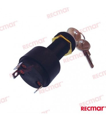 IGNITION STARTER SWITCH PLASTIC 3T-3POS