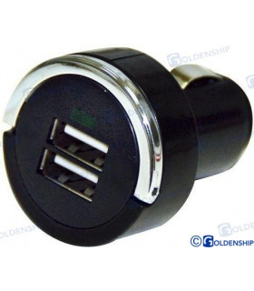SOCKET 12/24 V 2 USB CHARGER 5V 3.4A