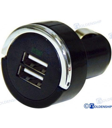 SOCKET 12/24 V 2 USB CHARGER 5V 3.4A