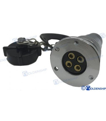 DECK CONNECTOR PLASTIC CAP 3A 4P