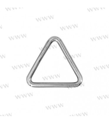 RING TRIANG. SS 6X50MM