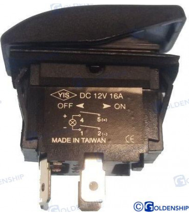 SWITCH WITH LED OFF-ON 4P