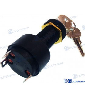 IGNITION STARTER SWITCH PLASTIC 3T-3POS