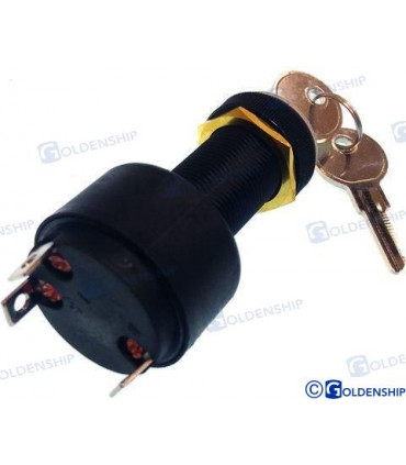 IGNITION STARTER SWITCH PLASTIC 3T-3POS