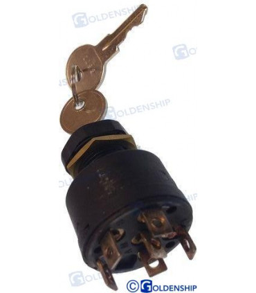 IGNITION STARTER SWITCH PLASTIC 6T-3POS
