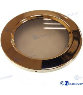 ROUND EXT. DOME SS. LIGHT 3"