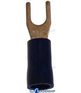 VINYL-INSULATED SPADE TERM. BLUE (25)