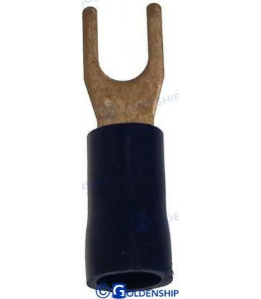 VINYL-INSULATED SPADE TERM. BLUE (25)