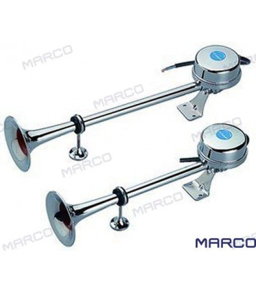 DUAL TROMPET HORN 24V.