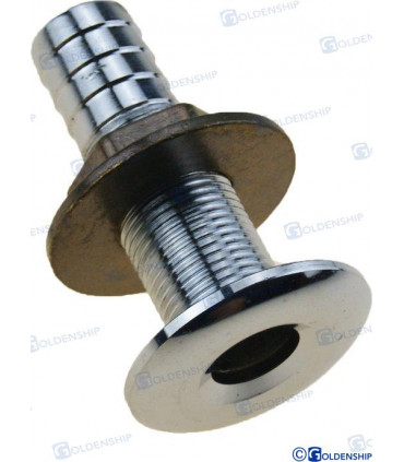 BRASS THRUHULL  3/4"