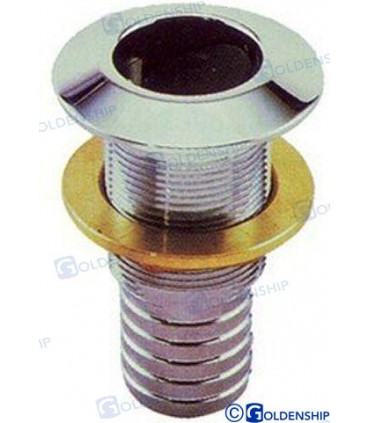 BRASS THRUHULL  1 1/2"