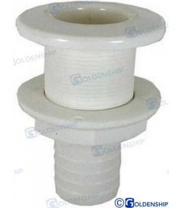 PLASTIC THRU-HULL 1"