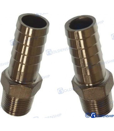 MALE HOSE ADAPTOR 1/2" 15mm (2)