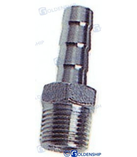 MALE HOSE ADAPTOR 3/4" 20mm