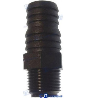 POLYPROPYLENE MALE HOSE CONNECTOR 1 1/2