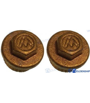 MALE NUT PLUG 3/8" (2)