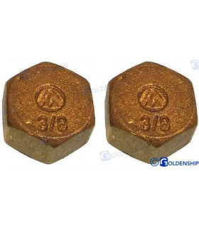 FEMALE NET PLUG  3/8" (2)