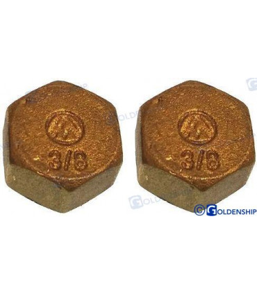 FEMALE NET PLUG  3/8" (2)