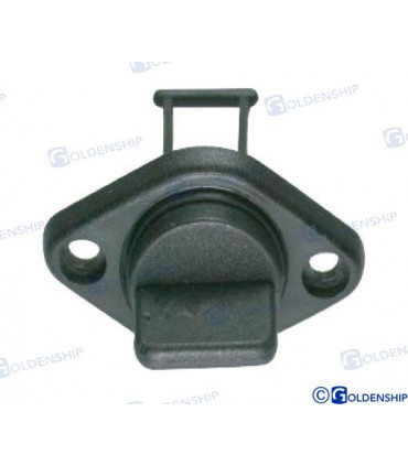 DRAIN PLUG W/SOCKET BLACK