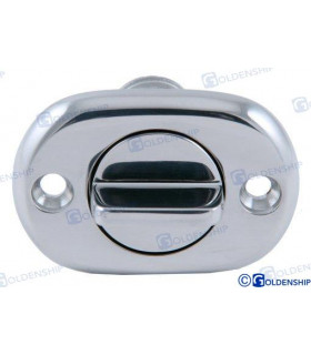 OVAL DRAIN PLUG SS-316 54 MM.