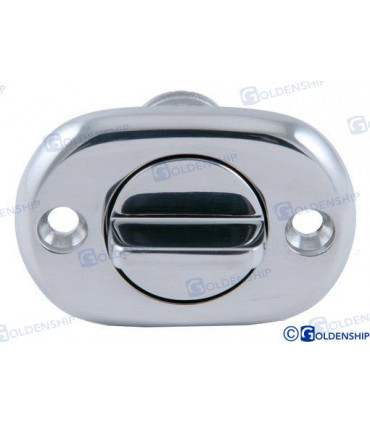 OVAL DRAIN PLUG SS-316 54 MM.