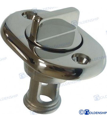 OVAL DRAIN PLUG SS-316 64 MM.