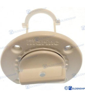 DRAIN PLUG W/SOCKET WHITE