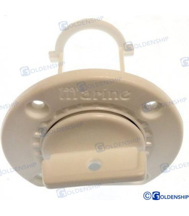 DRAIN PLUG W/SOCKET WHITE