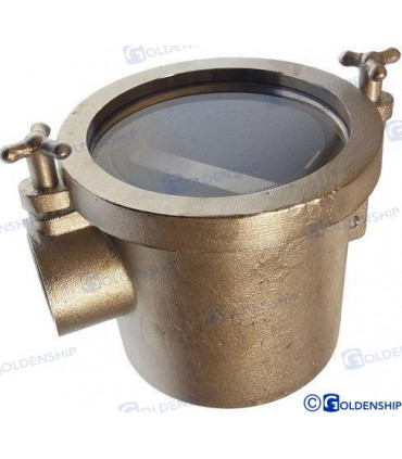 STAINLESS WATER FILTER 90º 1 1/2