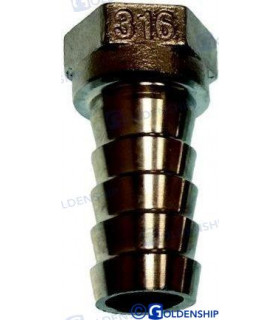 FEMALE NIPPLE AISI 316  1-1/4 - 40