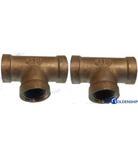 TEE BANDED AISI 316 3/8 (2)