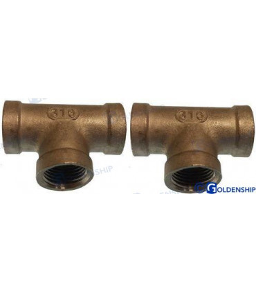 TEE BANDED AISI 316   1/2 (2)