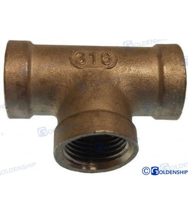 TEE BANDED AISI 316    2"