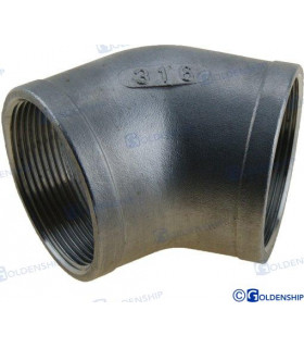 90º ELBOW BANDED  AISI 316   1/2