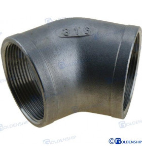 STREET ELBOW BANDED AISI 316   1"