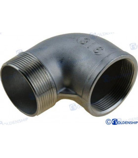 45º ELBOW BANDED  AISI316  3/4