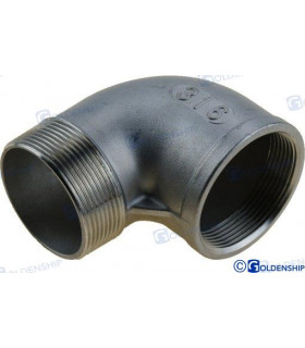 45º ELBOW BANDED  AISI 316  1-1/2